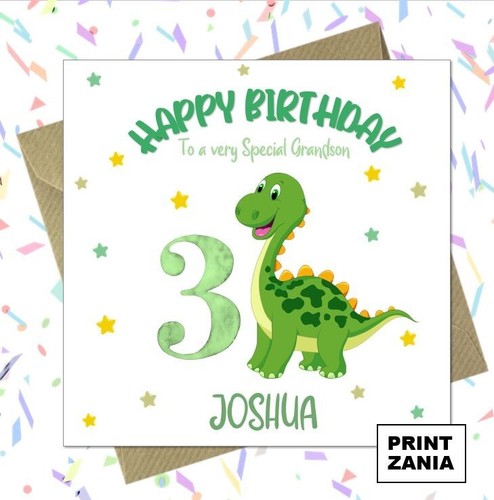 Personalised boys birthday - boys,