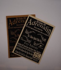 Rave Flyer -Adrenalin M.C.Tekno Spiral Tribe !Bath  -1992-Size A5 Mint!-D1