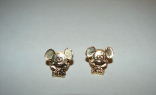 Mickey Mouse Tie Tack Lapel Pin Back Vintage Lot Pair (2) Mark Walt Disney Prod.
