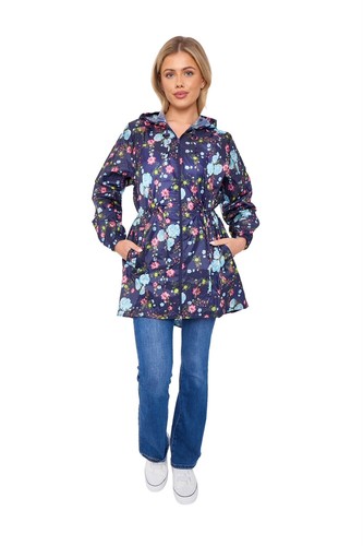 Ladies womens printed kagoul - womens,