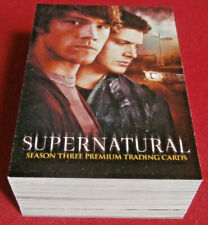 SUPERNATURAL SEASON 3 - Complete Base Set (81 Cards) - Inkworks 2008