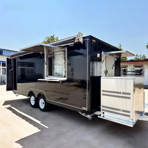 Large black mobile catering - mobile,
