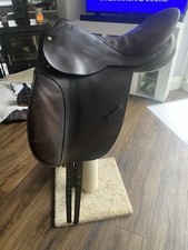 17 Inch, Ian McNeil, Dressage Saddle, Brown English Leather