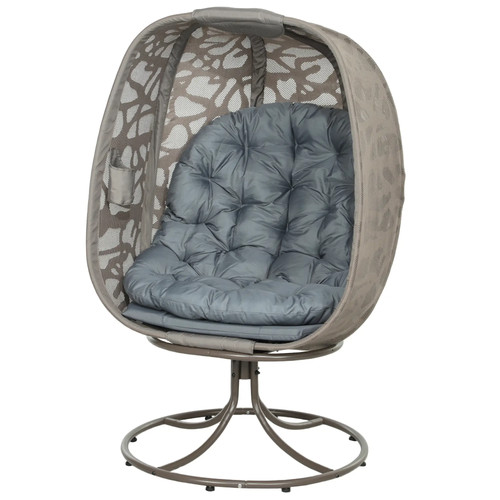 Swivel egg chair with - chair,
