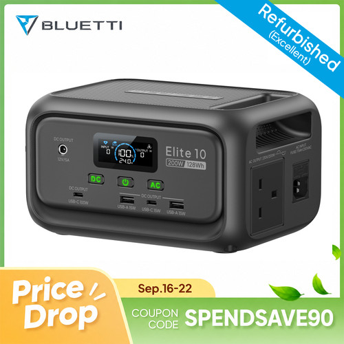 Bluetti elite 128wh 200w - bluetti,
