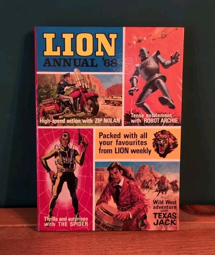 Lion annual 1968 hardback - lion,