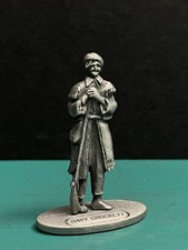 Pewter Davy Crockett Raccoon