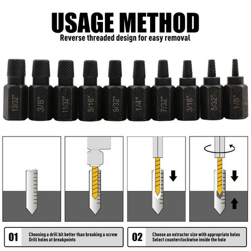 Screw extractor easy out - extractor,