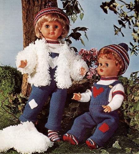 Doll knitting pattern - knitting,