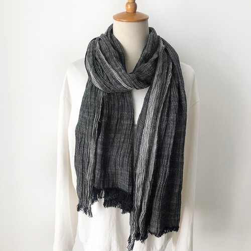 190cm linen scarf tassel - 190cm, men