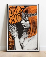 Sonic Youth 1987 Tour Poster -