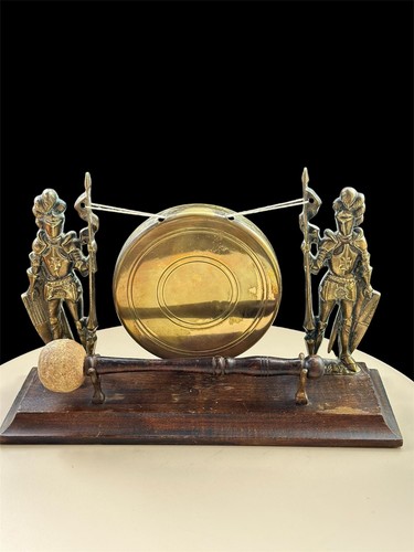 Vintage brass knight - brass,