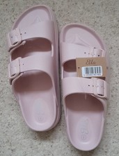 ELLA  WOMENS  SHOES/SLIDERS / SLIP ON SHOES - SIZE 8 - NEW WITH LABEL - PINK