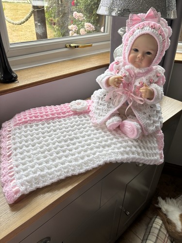 Baby pram set cardigan bonett - baby,