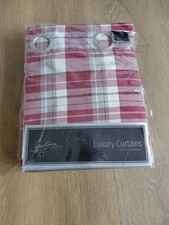 Checked Red Cream And Grey
