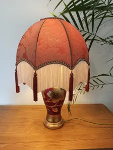 Vintage table lamp hand - table,