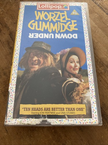 Worzel gummidge vhs video tape - video,