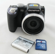 OLYMPUS SP-720UZ Digital Camera 14MP 26 Zoom Working inc battery See Description
