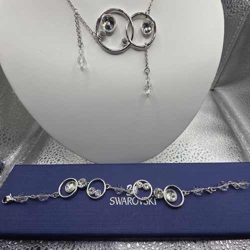 Swarovski circle necklace - swarovski,