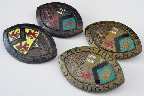 Vintage enamel nursing badges - enamel,