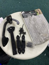 Suffolk Gate Latch (Thumb Lever) with Locking Pin Double Sided Shed Doors