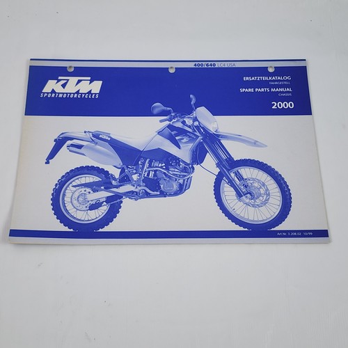 Ktm spare parts catalog manual - parts,