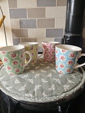 Set Of 4 Cath Kidston Mugs