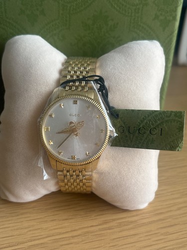 Gucci timeless bee dial gold - dial,