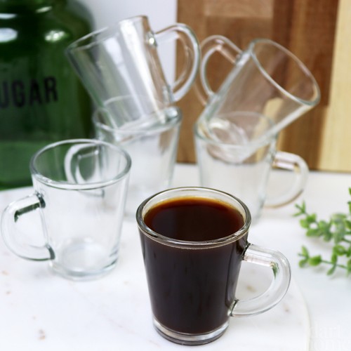 Set glass espresso cups - of,