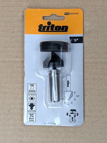 Triton v groove - 1/2", v-groove