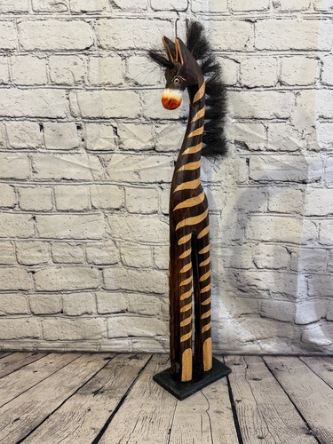 60cm painted wooden horse - 60cm,