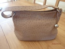 FURLA Leather Ostrich Embossed