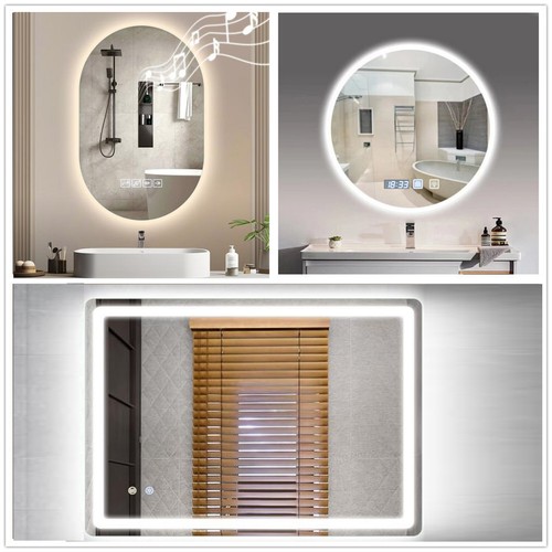 Illuminated bathroom mirror - illuminated,