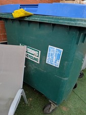 1100 litre wheelie bin plastic 