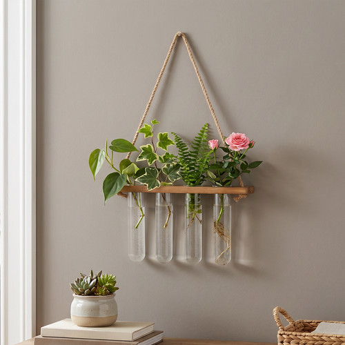 Glass hanging planter - glass,