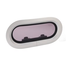 345 X 175mm Boat Porthole Window UV Blocking Waterproof For Marine