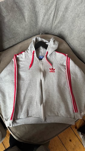 Adidas originals grey full zip - grey,