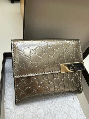 New gucci women gold leather - gucci, women's