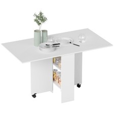 HOMCOM Mobile Drop Leaf Dining