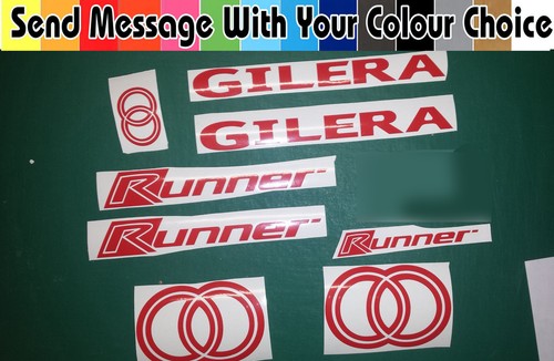 Gilera runner decals stickers - gilera, decals/stickers