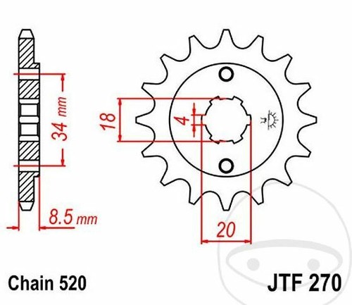 Front sprocket for cpi - sprocket,