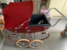 Silver cross dolls coach pram original 1960’s Vintage Vgc With Shopping B