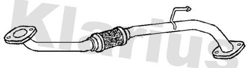 Exhaust pipe fits isuzu - exhaust,