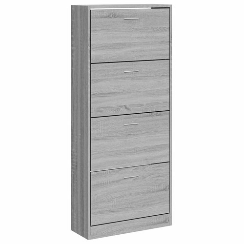 New wood shoe cabinet 2drawer - new,