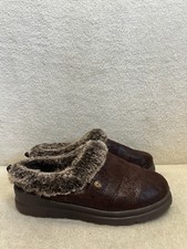 BOBS x skechers brown faux fur