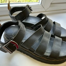 Dr Martens CLARISSA Black Ankle Strap Sandals Sz 6UK Good Condition