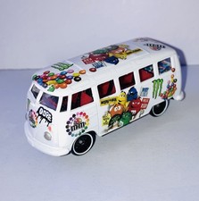 VW SAMBA BUS CUSTOM M&M Decals White V-Nice Code 3 Modified 1:64 Scale See Photo