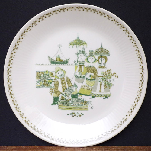 Figgjo flint norway plate - flint,