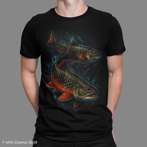 Fishing shirt brook trout - t-shirt,