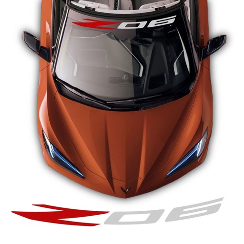 Z06 front windshield decals - z06,